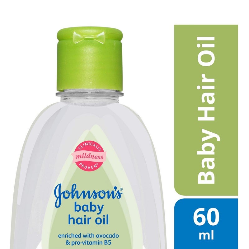 Newborn Johnson'S Baby Hair Oil With Avocado, 60Ml - Image 3